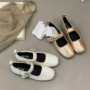 Ultra Soft Comfort Casual Flat Shoes 2026 Spring Summer New French Style Shallow Mouth Ballet Flats